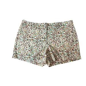 Loft Floral Cotton 4" inseam shorts size 6